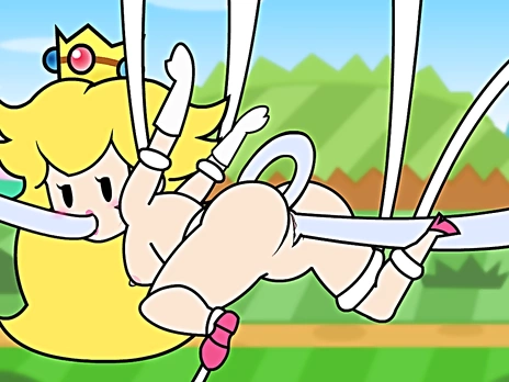 Princess Peach tentacles sex