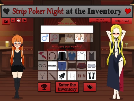 STRIP POKER NIGHT AT THE INVENTORY